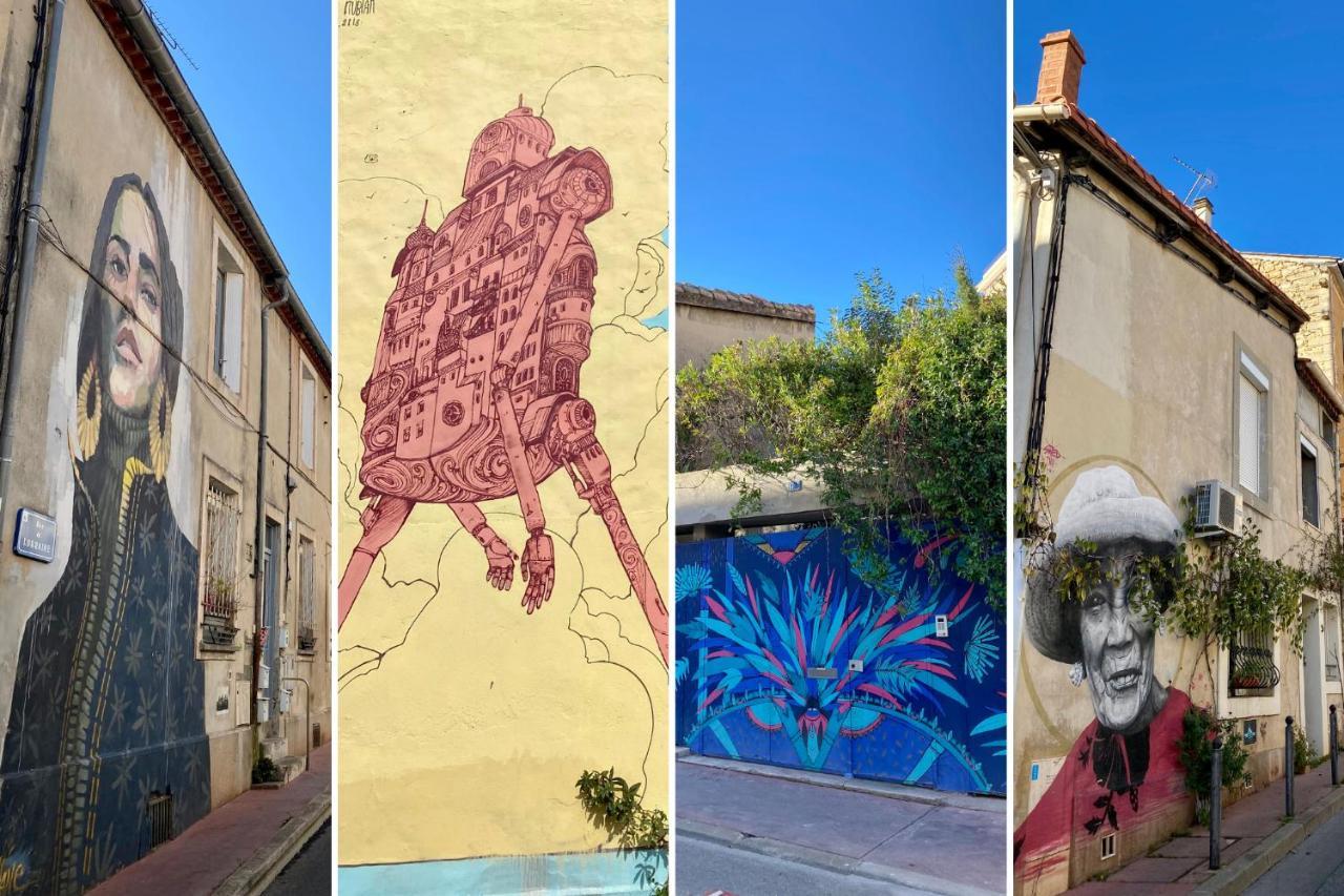 Nouveau - Jungle Montpeul - Clim - Wifi Fibre - Netflix - 5' Du Centre Et Gare - Parking - Loggia - 15' Des Plages Montpellier Eksteriør billede