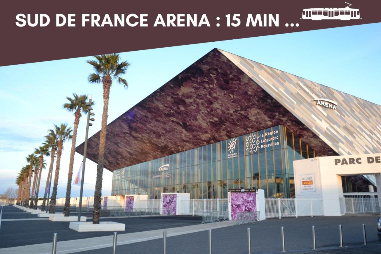 Nouveau - Jungle Montpeul - Clim - Wifi Fibre - Netflix - 5' Du Centre Et Gare - Parking - Loggia - 15' Des Plages Montpellier Eksteriør billede