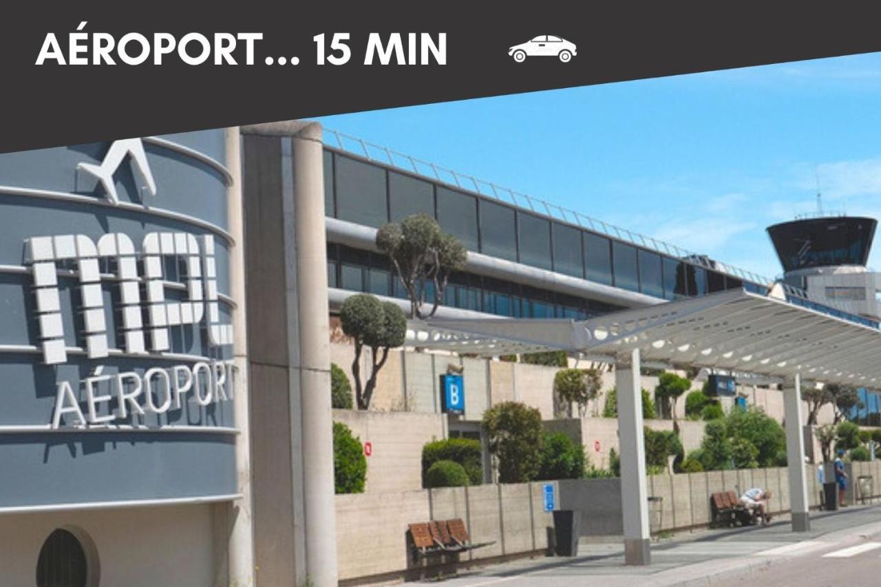 Nouveau - Jungle Montpeul - Clim - Wifi Fibre - Netflix - 5' Du Centre Et Gare - Parking - Loggia - 15' Des Plages Montpellier Eksteriør billede