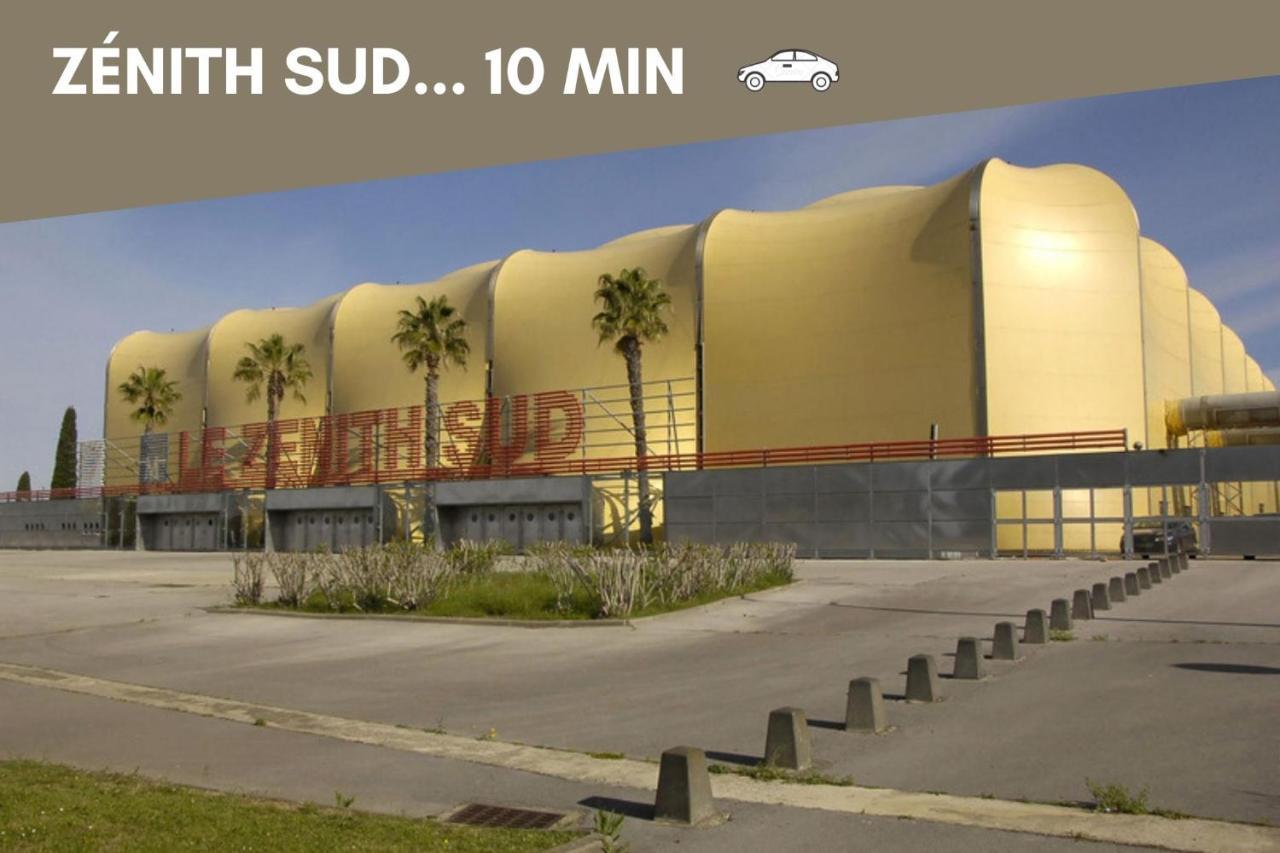 Nouveau - Jungle Montpeul - Clim - Wifi Fibre - Netflix - 5' Du Centre Et Gare - Parking - Loggia - 15' Des Plages Montpellier Eksteriør billede